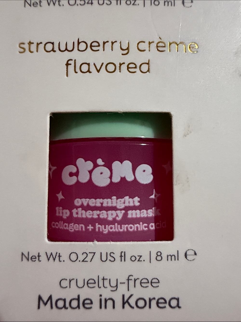 crème Moisturizing Remedy Strawberry Crème Lip Balm & Masque — - Picture 5 of 6